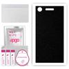 apgo Protective Skin Sticker for the Back Compatible with Sony Xperia XZ1, Wrap Film, Foil, Vinyl - Pattern Matte Black