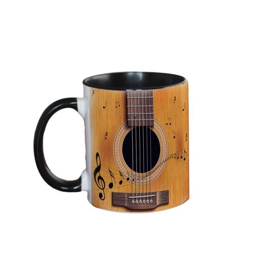 Musical Coffee Mug Ceramic Novelty Music Note Cup Large 350ml Capacity Guitar Piano Violin Design Hot Drinking