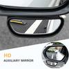 Car Convex Mirror Wide Angle Blind Spot Mirror Parking Auto Motorcycle Rear View Adjustable Mirror Car Mirror 360 Degree