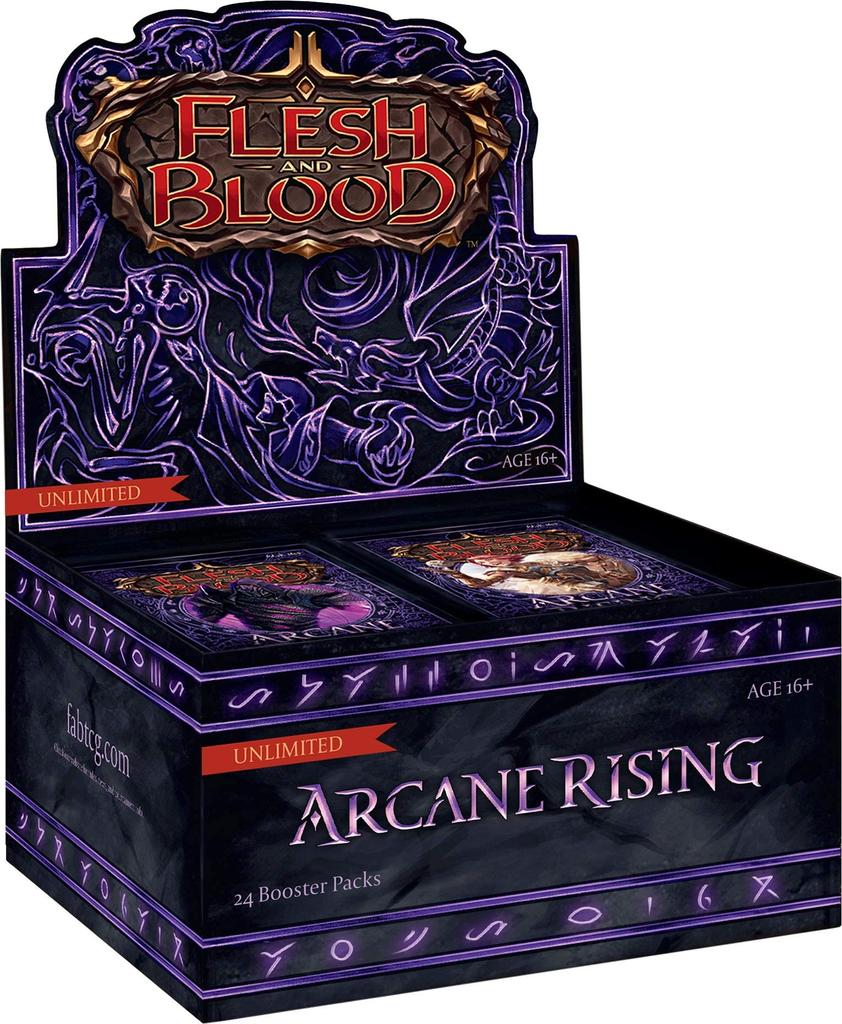Flesh & Blood Arcane Rising Unlimited Booster Display - 24 Booster Packs