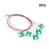 5Pcs Pre Wired Warm White Smd 3528 Led Lamp Light Set 12V ~ 18V  For Model Railway Trains 1Set=5Pcs
