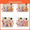 Angel Cat Playful Figurine Set With Goldfish Pvc Blind Box Toys For Creative Ideas Decoration