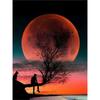 Framrless Diamond Embroidery 5d Set Moon Landscape Diamond Mosaic Painting Adult Picture Of Rhinestones Home Decor