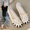 Fashion Woman Shoes Barefoot Comfortable Flats Low Heels Summer Sandals Loafers Women's Slip-on Elegant Designer Footwear On Offer Sales