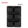 2/4/9 Pockets Vertical Garden Grow Bags Plant Wall Hanging Planting Pots Grow Planter Vegetable Gardening Supplies