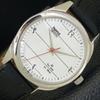 HAND-WINDING VINTAGE HMT JANATA INDIAN MENS WHITE COLOR DIAL WATCH A700317-5 R202-a700317