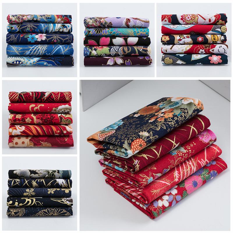 Cotton Colorful DIY Fabrics Bundle Patchwork Sewing Craft Fabric Sewing Quilt
