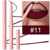 Nude Tapered Lip Liner Pencil Matte Creamy Plumping Lip Stain Waterproof Natural Nude Brown Slim Lips Liner Make Up Long-Lasting