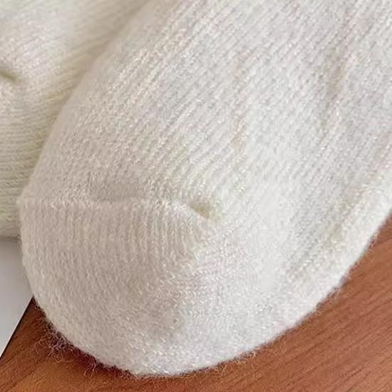 Fleece Lined Crew Socks for Women Cozy Soft Warm Thick