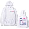 TV Girl Hoodie Who Really Cares Album Print Men Woman Hoodies Hooded Sweatshirts Harajuku Pullover Tracksuit Unisex Clothing