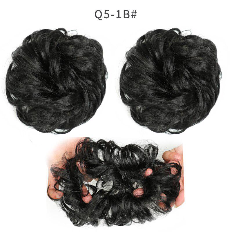 Women Ladies New Pony Tail Messy Curly Hair Extension Bun Hairpiece Scrunchie