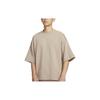 Tech Fleece Reimagined Series FW23 Loose-Fit Solid Color Sports Short-Sleeve T-Shirt Men Tops Khaki FB8166-247