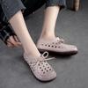 Summer Comfortable Casual Hollowed-out Sandals Women Genuine Leather Lace-up Soft Sole Breathable Flats Shoes
