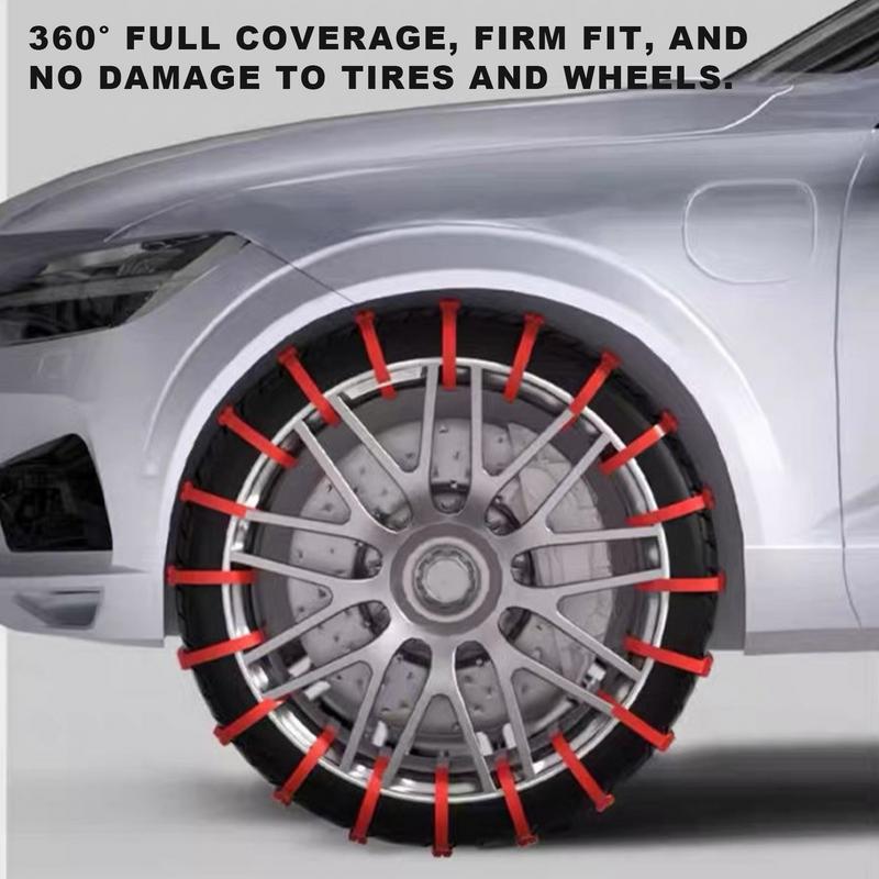 Tire Snow Chains Wheel Traction Chain For Snow Automotive Snow Socks For Tires Snow Traction Device For Winter Accessory
