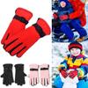 Kids Non-slip Thicken Warm Long-sleeved Mitten Snow Snowboard Windproof Waterproof Ski Gloves
