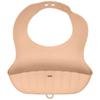 TGM Baby Silicone Clamshell Baby Food Bib, Sand Beige, 1 Piece, 1 Piece