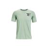 Project Rock Johnson Training Round Neck Knit Short Sleeve T-Shirt Men Tops Light-Teal 1361725-340