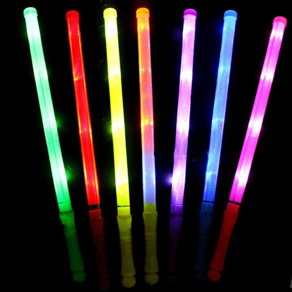 12 Pcs 48CM Flashing Sticks Plastic Light Up Toys Glow Stick Party Favors for Birthday