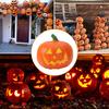 LED Pumpkin Lantern Battery-Powered Warm Light Halloween Lantern Energy-saving Indoor Outdoor Pumpkin Decor