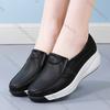 Fashion Comemore Women Vulcanize Shoes Comfortable Loafers Woman Breathable Leather Sneakers Female Fashion Black Casual Slip On Zapatos