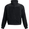 Mission Insulated Solid Color Stand Collar Training Fleece Jacket Men Jacket Black 1378841-001
