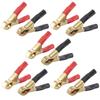 10 шт. Зажимы для аккумуляторных кабелей Чистая медь Зарядные зажимы 50А Автомобильный электрический тестовый инструмент