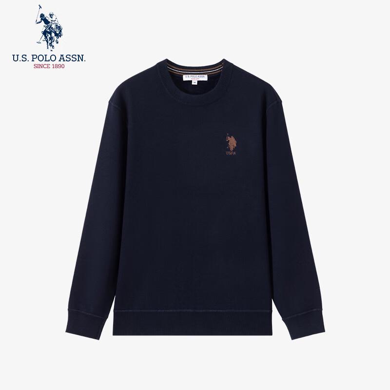 U.S. POLO ASSN. Men's Pure Cotton Crew Neck Knit Sweater