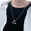 Men Necklace Triangle Square Pendant Necklace Dating Work Party Versatile Style Necklace Clothing