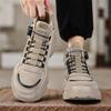 Men’s Black Deserts Shoes Casual Hiking Boots Grey Outdoor Sport Boots Plus Size High Top Sneakers