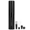 USB 4in 1 Electric Wine Bottle Opener Corkscrew with Pourer Foil Cutter Vacuum Stopper Set