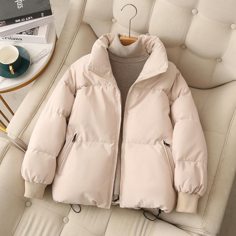 2025 New Down Cotton-padded Clothing Women's Short Bread Clothing Thickened Warm Cotton-padded Clothing Winter Jacket Student Cotton-padded Jacket