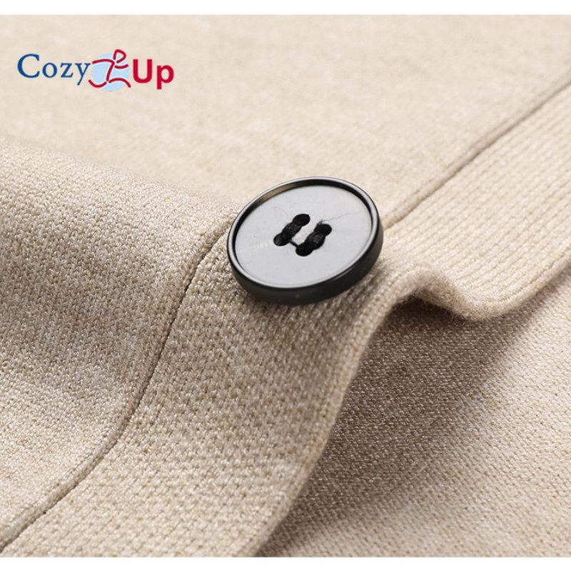 Cozy Up New Spring Autumn Knitted Cardigan Men Solid Color V Neck Slim Fit Sweatercoat Fashiion Casual Single Breasted Cardigan Sweaters