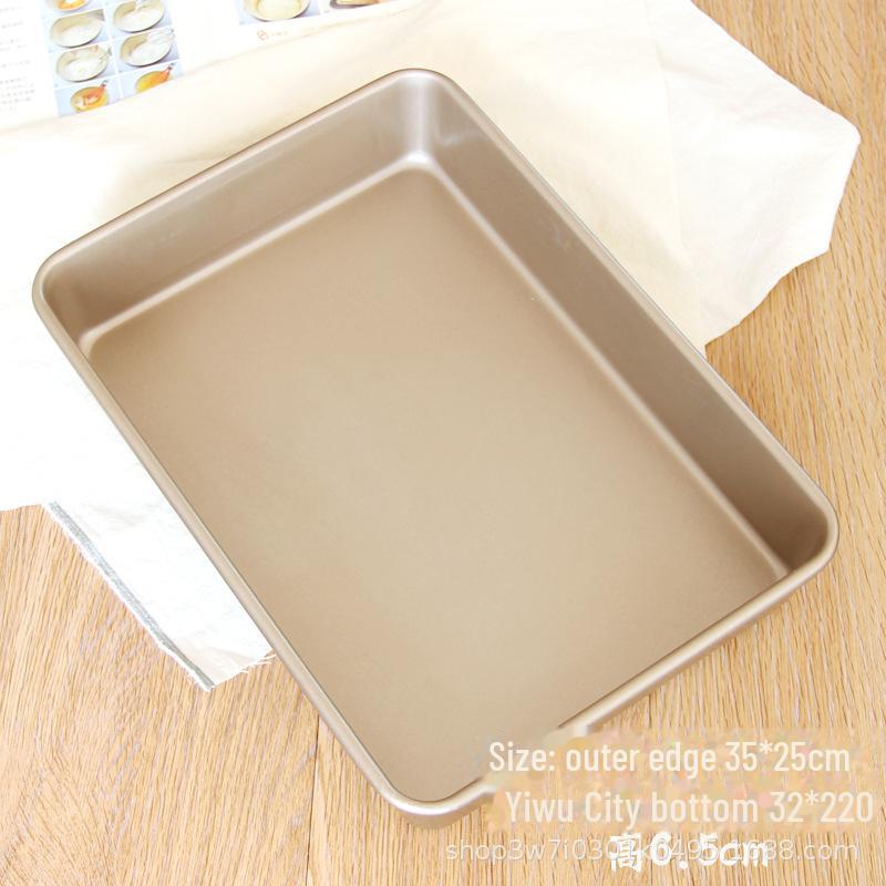 Heavy Duty Non-Stick Steel Baking Pan with Snowflake Mold for Cake, Biscuits, and Nougat