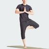 Adidas Farm Rio Yoga 3/4 Knit Pants Men Bottoms Black IS8024