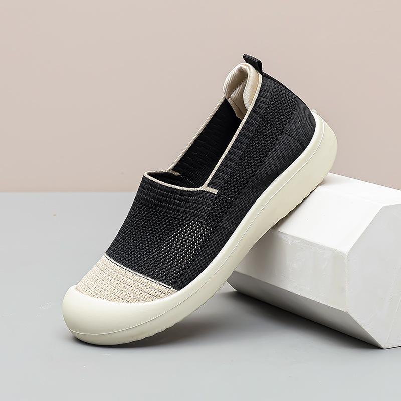 2025 New Fashion Casual Shoes Comfortable Women Breathable Antiskid Sneakers Men Mesh Flat Shoes