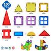 MAGBLOCK 100 Pieces Magnetic Blocks Magnetic Toys Educational Toys Popular Toys Girls Boys Toys Birthday Kindergarten Christmas Gift Children's
