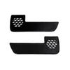 Door Trim Guards Kick Designed and Sewn In Protective Console Protector for Honda Carbonblack S N-BOX JF5/JF6 (2-Piece Set) [Carbon-Look Black]