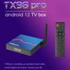 TX98 pro Android 12.0 Smart TV Box Allwinner H618 Четырехъядерный 4K медиаплеер AV1 H.265 VP9 декодер