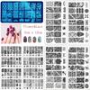 Nail Fashion 12x6cm New 10 Designs Flower/Christmas DIY Polish Stamping Nail Stamp Templates Nail Art
