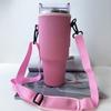 40Oz Water Bottle Carrier Bag Adjustable Shoulder Strap Mug Cups Sleeve Solid Color Bottle Holder For Outdoor Hiking