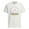 Adidas Graphic Letter Logo Print Sports Casual Crew Neck Short Sleeve T-Shirt Men T-Shirts White JD3256