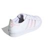 Adidas Originals Superstar C Comfortable Durable Low-Top Sneakers Kids Sneakers White Pink FW8282