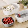 Drainable Snack Storage Box Thickened Dried Fruit Box Multifunctional Fruit Plate  Kitchen