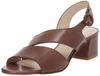 Sandals Back Strap Heel Sandals LUCA Brown Cm 2E [Luca Grossi] Women's G631S-RS 24.0