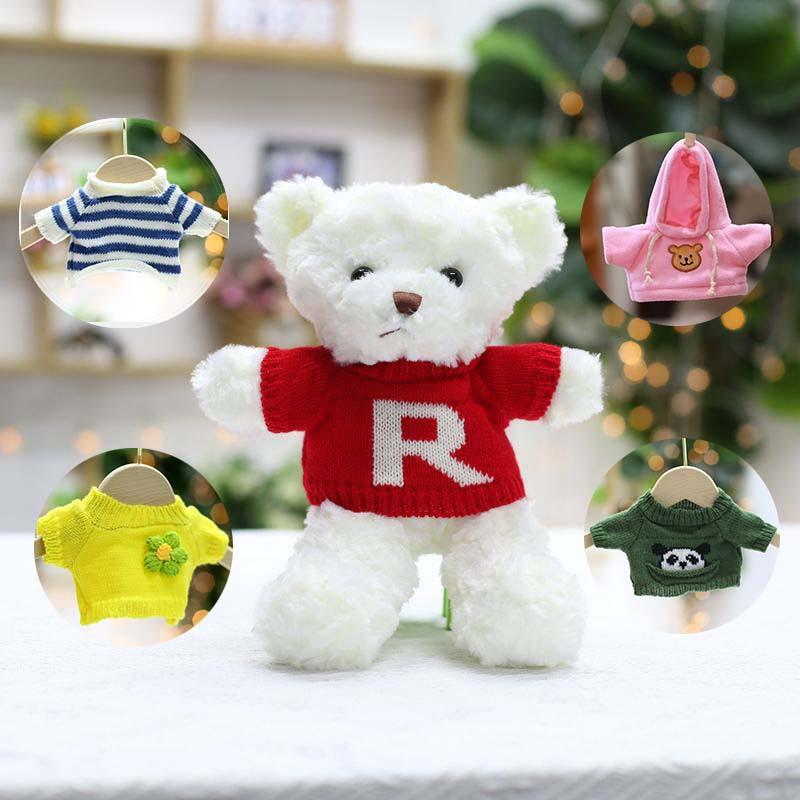 30cm Teddy Bear Bear Accessories Accessories Doll Doll Replace Clothes Plush Toys Sweater Sweater Accessories