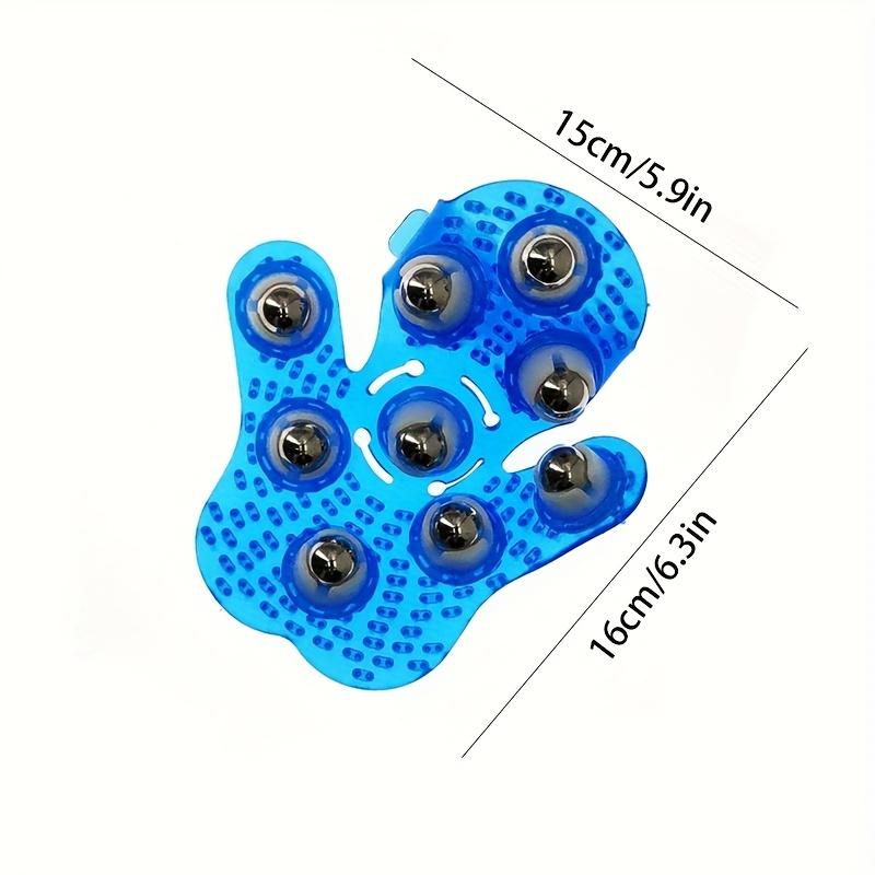 Массажная перчатка с роликовыми шариками: для массажа шеи, спины, плеч, бедер, лица и многого другого!