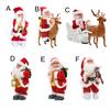 Delicate Santa Display Mold Bright Color Festive Atmosphere Vivid Appearance Christmas Claus Figure Ornament New Year Gift