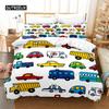 Cartoon Car Bedding Set Duvet Cover Set 3d Bedding Digital Printing Bed Linen Queen Size Bedding Set Fashion Design