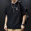 Cotton Short Sleeve T Shirt Fashion All Match Breathable Summer Sport T-shirt Men Top