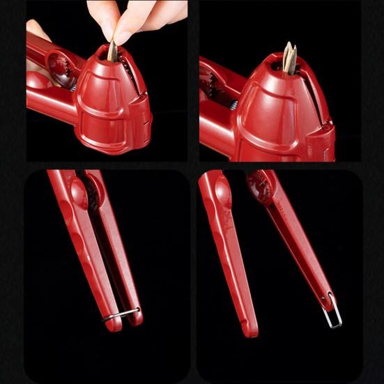 Useful with Non-Slip Handle Safe Nutcracker Tool Locking Walnut Cracker for Home